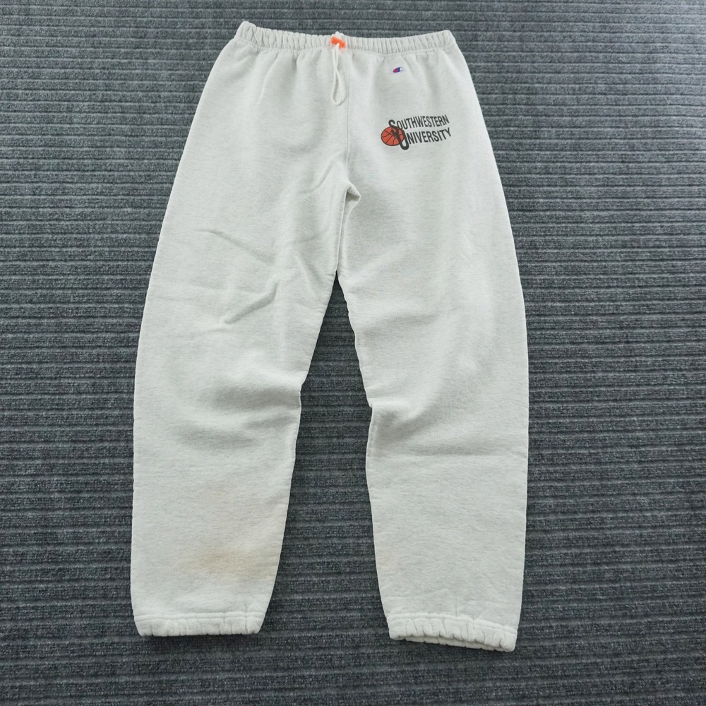 Vintage 90s Champion Sweatpants Men Large Gray Southwestern University Bball